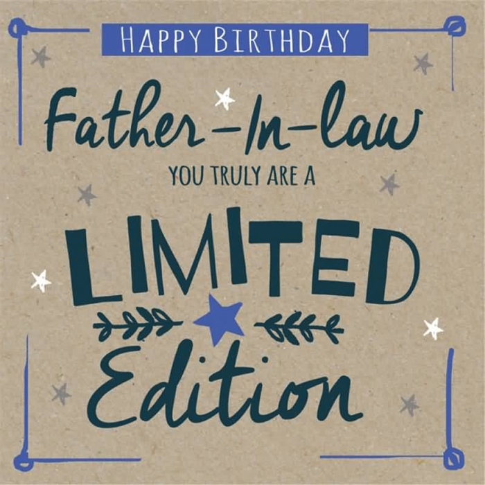 Great And Meaningful Birthday Card To Send To Your Father in Law Happy Birthday Wishes 
