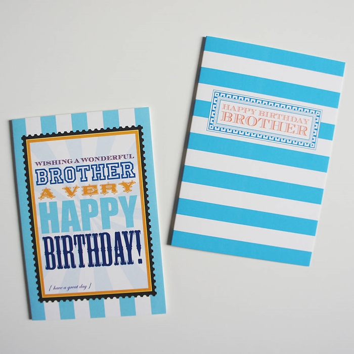 Attractive Birthday Cards to Send Your Wish to Your Dear Brother 7