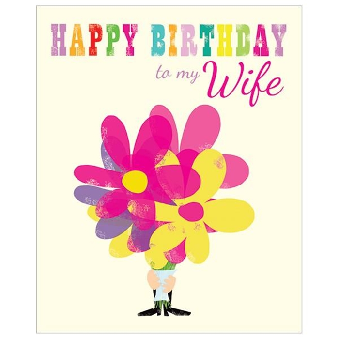 Impressive and Colorful Birthday Cards That Can Touch Your Wife’s Heart 1