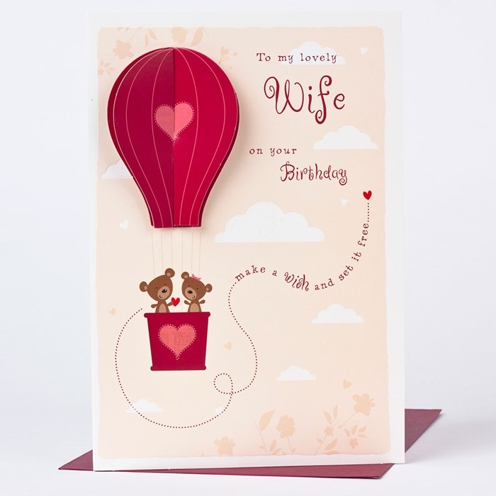 Impressive and Colorful Birthday Cards That Can Touch Your Wife’s Heart 4