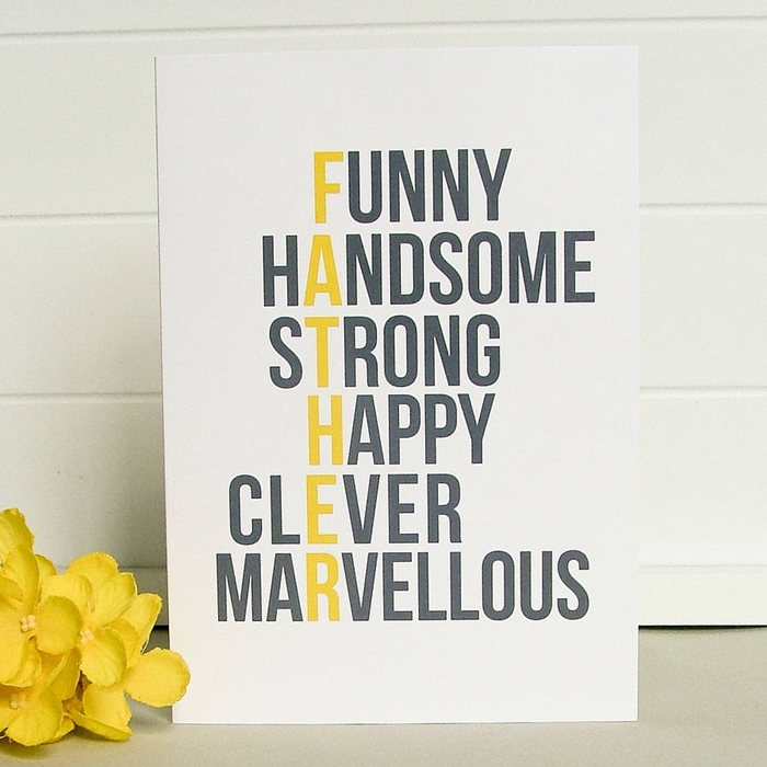 Beautiful and Impressive Birthday Cards to Send Your Love to Dad 1