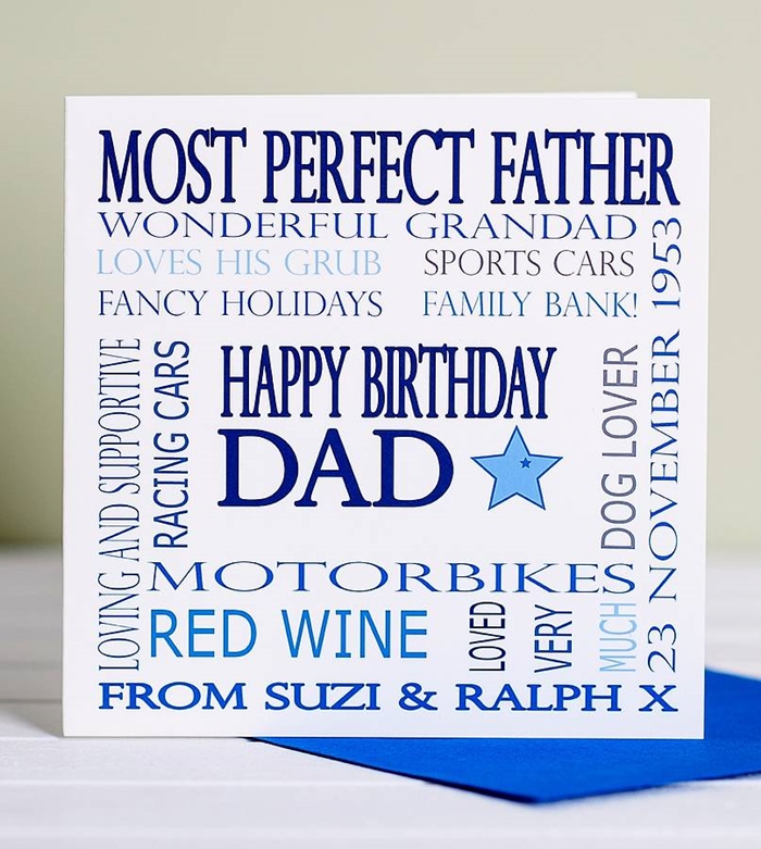Beautiful and Impressive Birthday Cards to Send Your Love to Dad 5