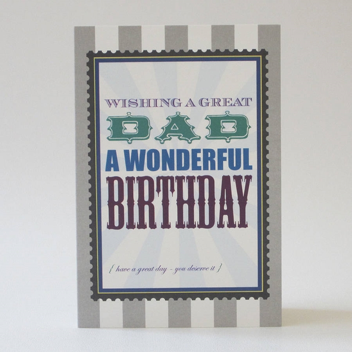 Beautiful and Impressive Birthday Cards to Send Your Love to Dad 7