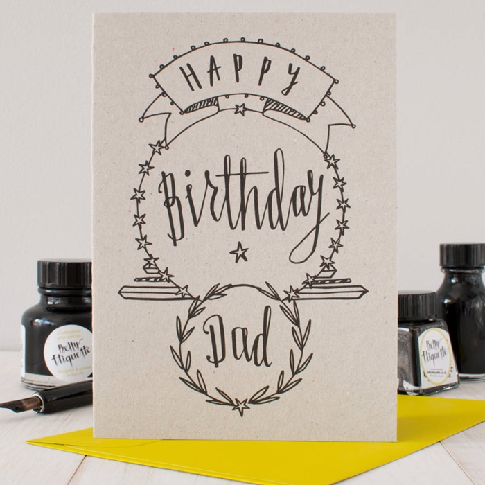 Beautiful and Impressive Birthday Cards to Send Your Love to Dad 8