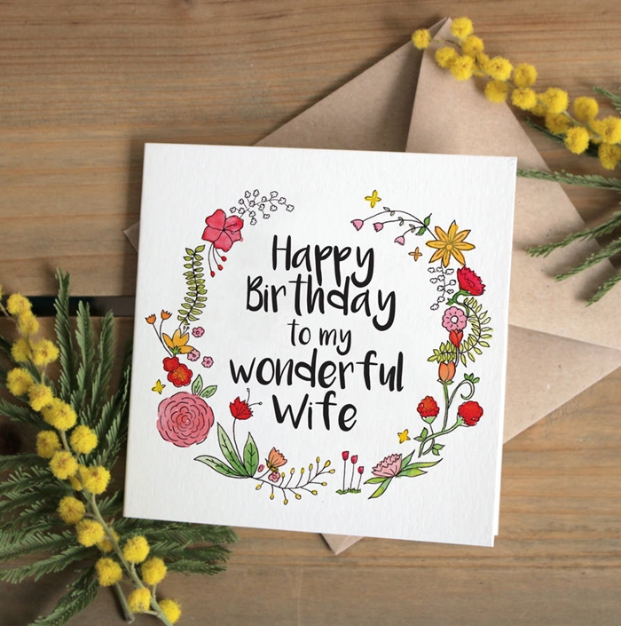 The Collection of Interesting Birthday Cards That Your Wife Will Like 4