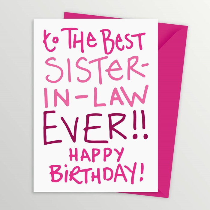 The Best Collection of Wonderful Birthday Cards for Sister-in-Law 2